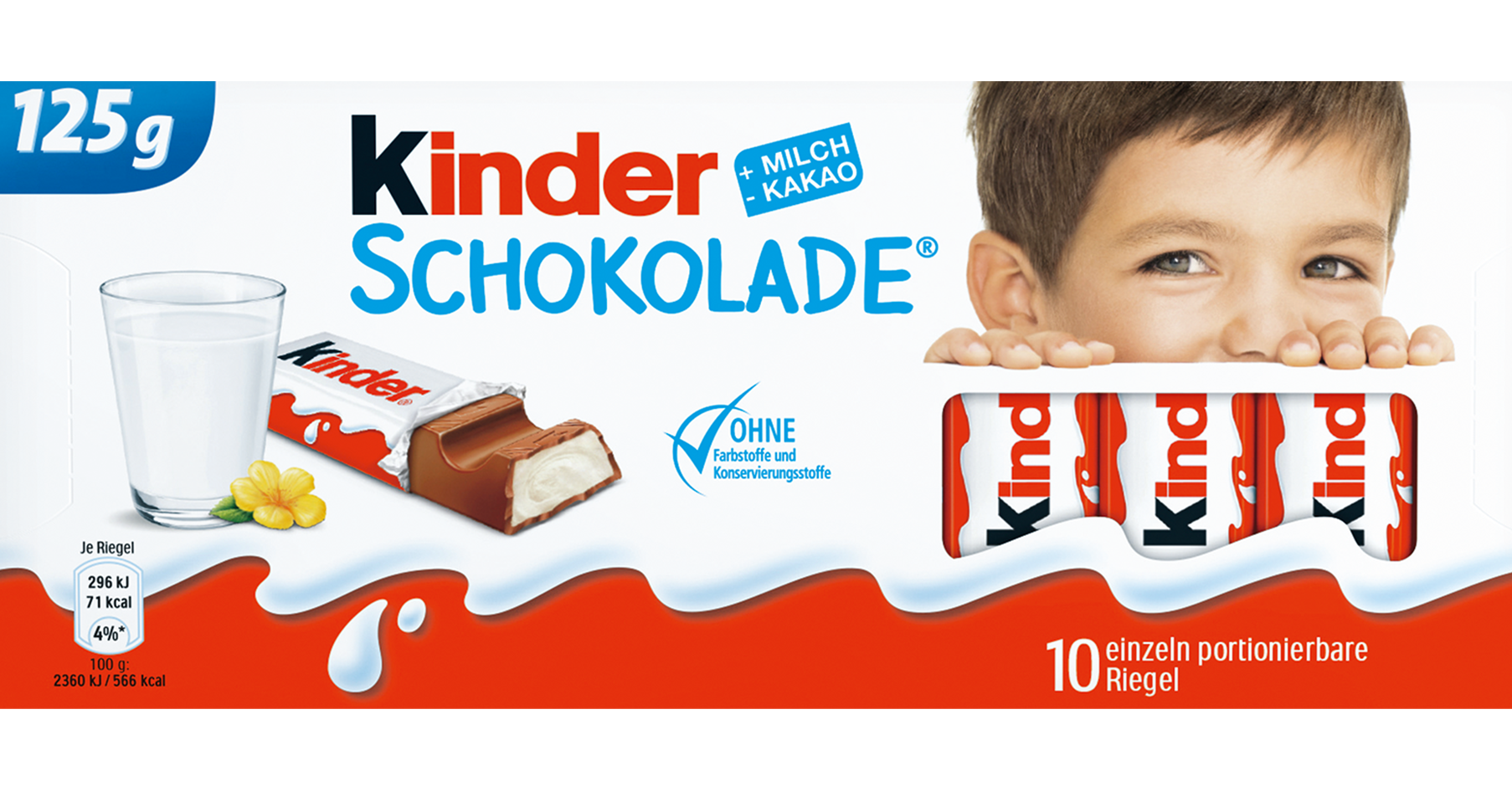 kinder Schokolade - Neue Packung - slider - nachher kinder Schokolade - Neue Packung - slider - nachher