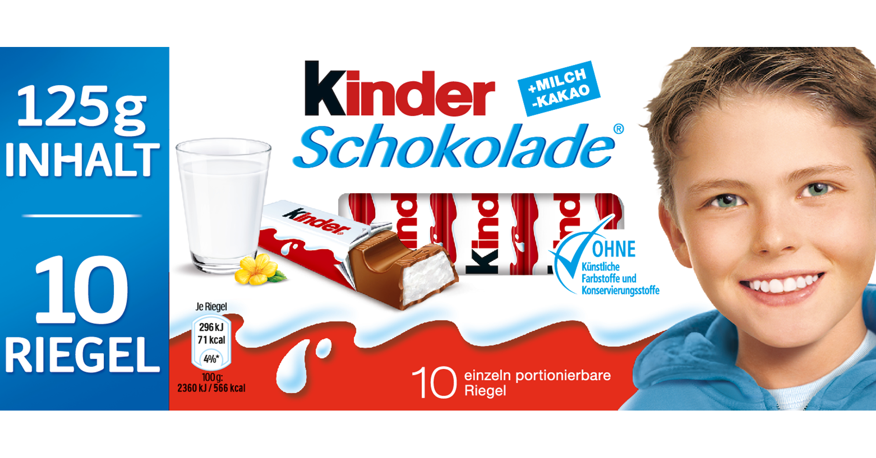 kinder Schokolade - Neue Packung - slider - vorher