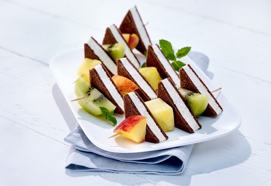 Fruchtspieße mit Milch-Schnitte®