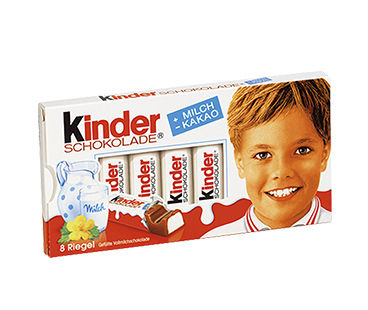 milk chocolate bar kinder schokolade historie 2001