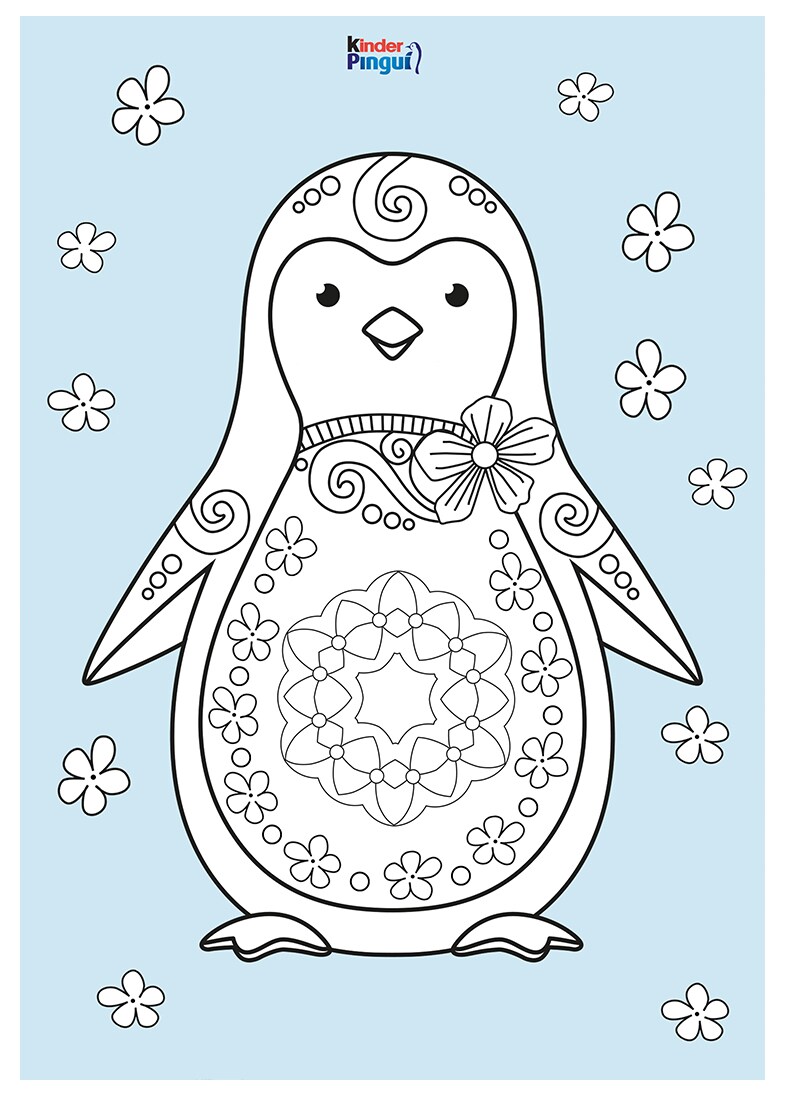 Pinguin Mandala Zum Ausdrucken