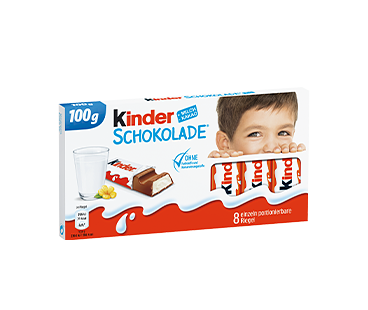kinder Schokolade 8er Packung 100g