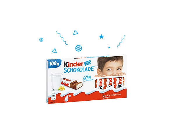 kinder Schokolade Packung