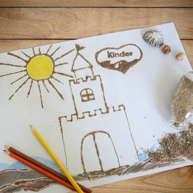 Sandburg von kinder
