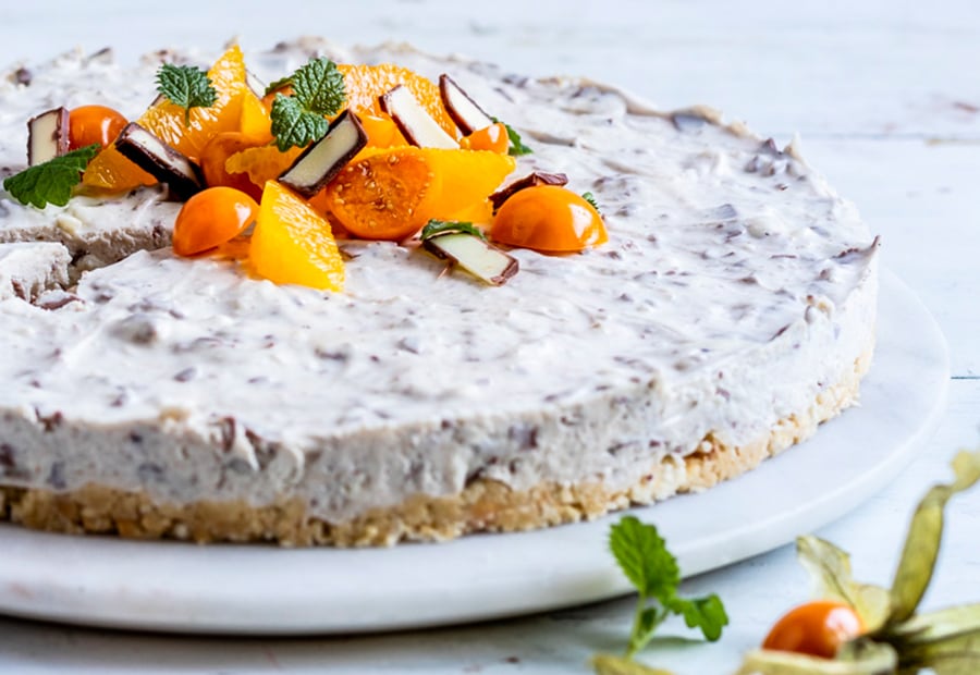 Kühlschrankkuchen mit kinder Riegel Kühlschrankkuchen mit kinder Riegel