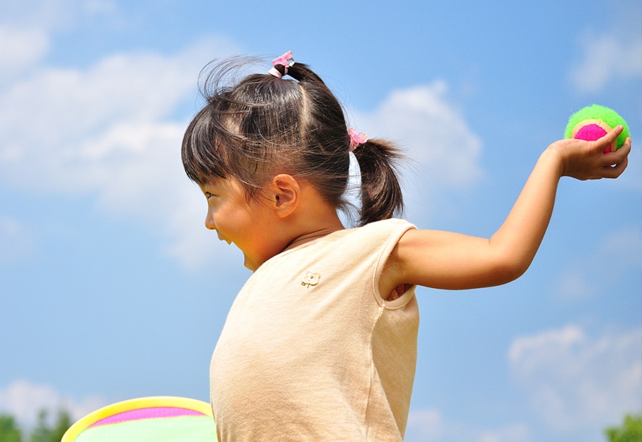 Milch-Schnitte - Dosenwerfen