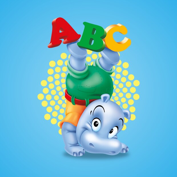 Buchstabenkette von kinder Happy Hippo