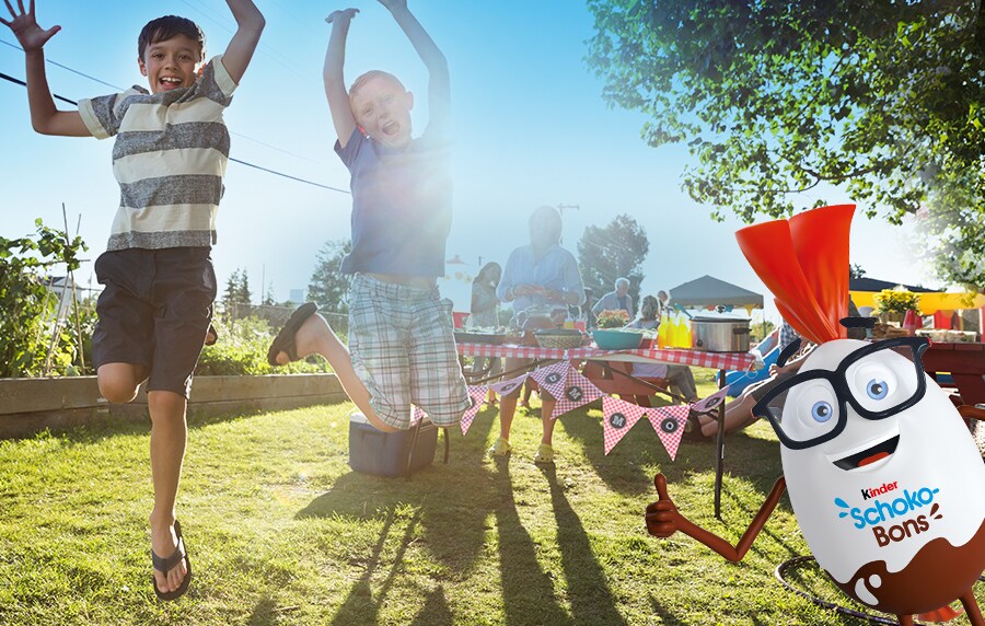 kinder Schoko-Bons - Kinderparty - Spiele - Header Mobile - Slide 01