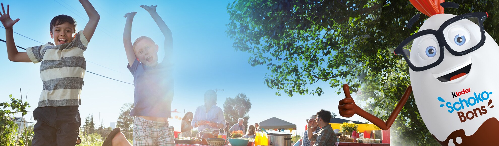 kinder Schoko-Bons - Kinderparty - Header - Slide 01