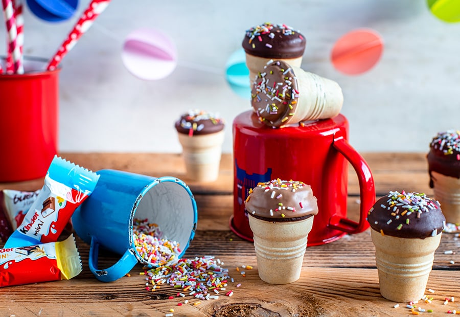 Mini-Waffel-Muffins von kinder Mini-Waffel-Muffins von kinder