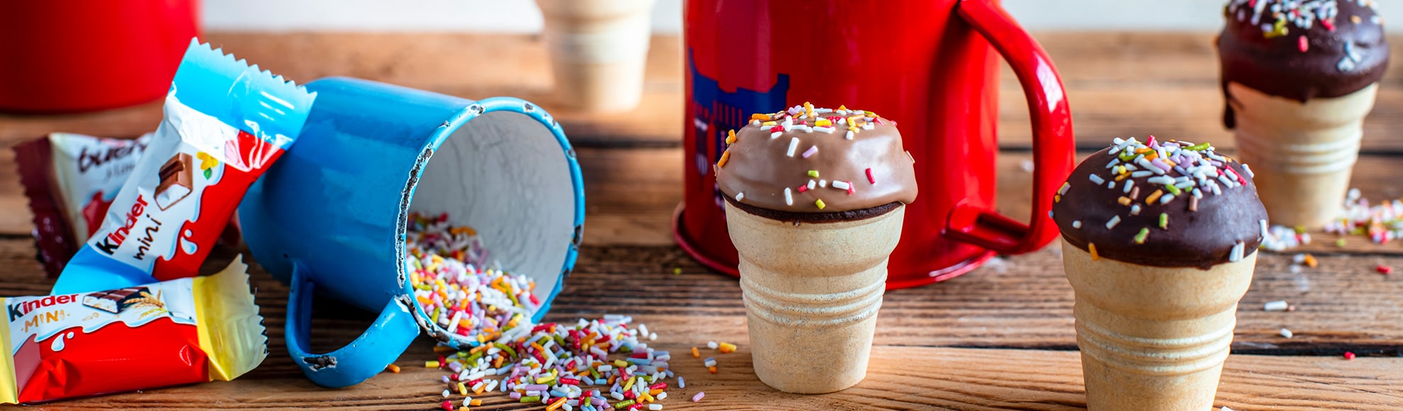 Mini-Waffel-Muffins von kinder Mini-Waffel-Muffins von kinder