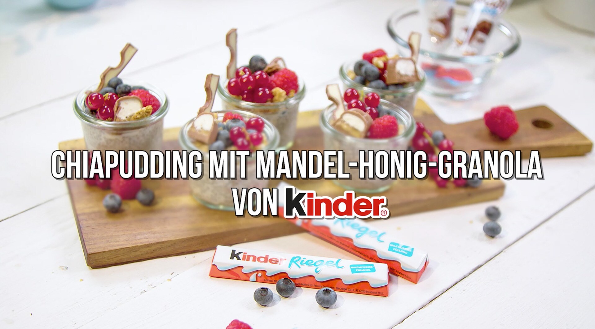Chiapudding mit Mandel-Honig-Granola von kinder® - kinder Deutschland
