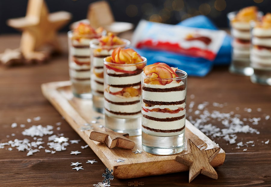 Bratapfel-Dessert mit Milch-Schnitte® Bratapfel-Dessert mit Milch-Schnitte®