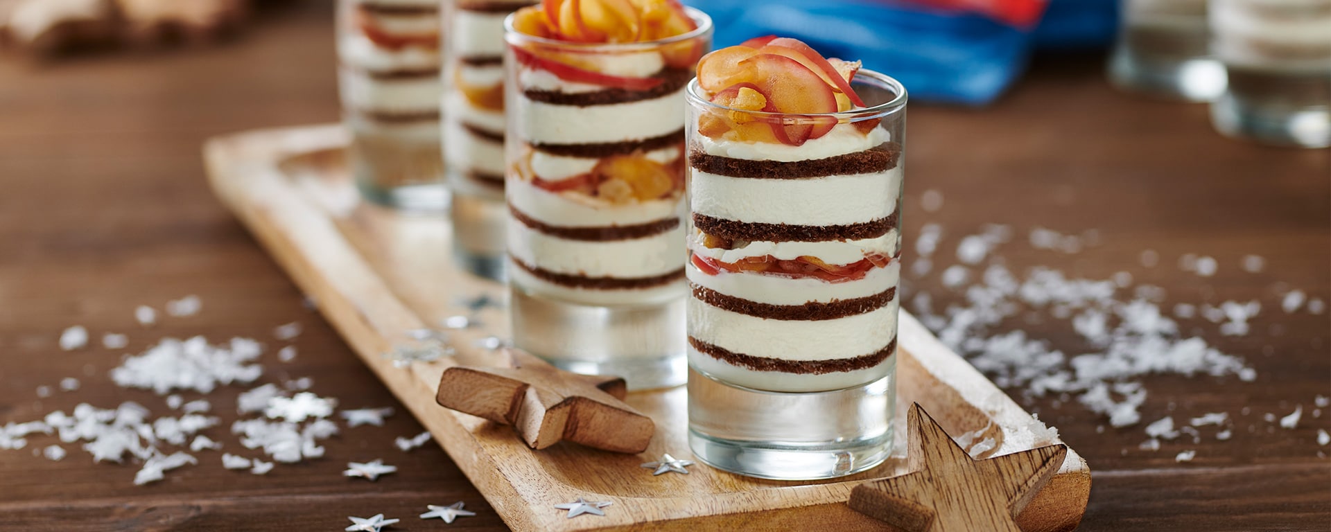 Bratapfel-Dessert mit Milch-Schnitte® Bratapfel-Dessert mit Milch-Schnitte®