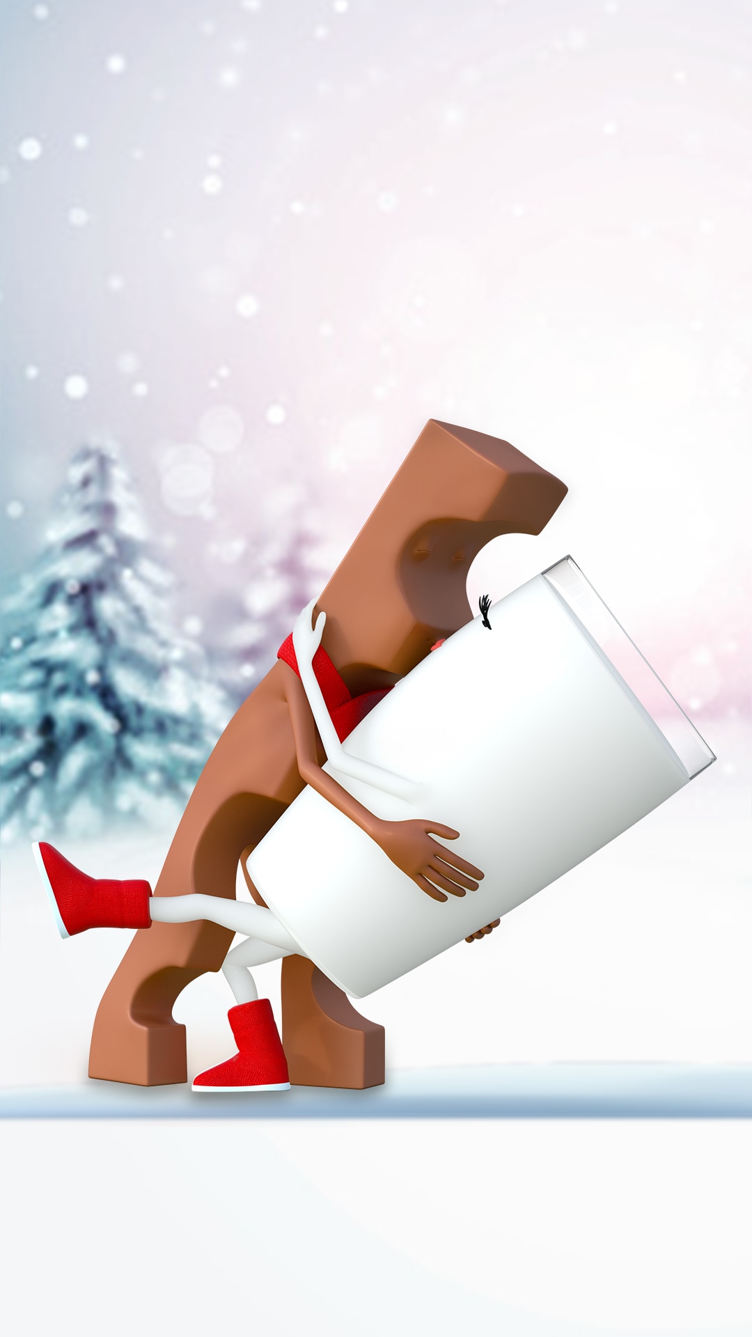 Entdecke tolle Wallpaper mit Milky & Schoki von Kinder Riegel