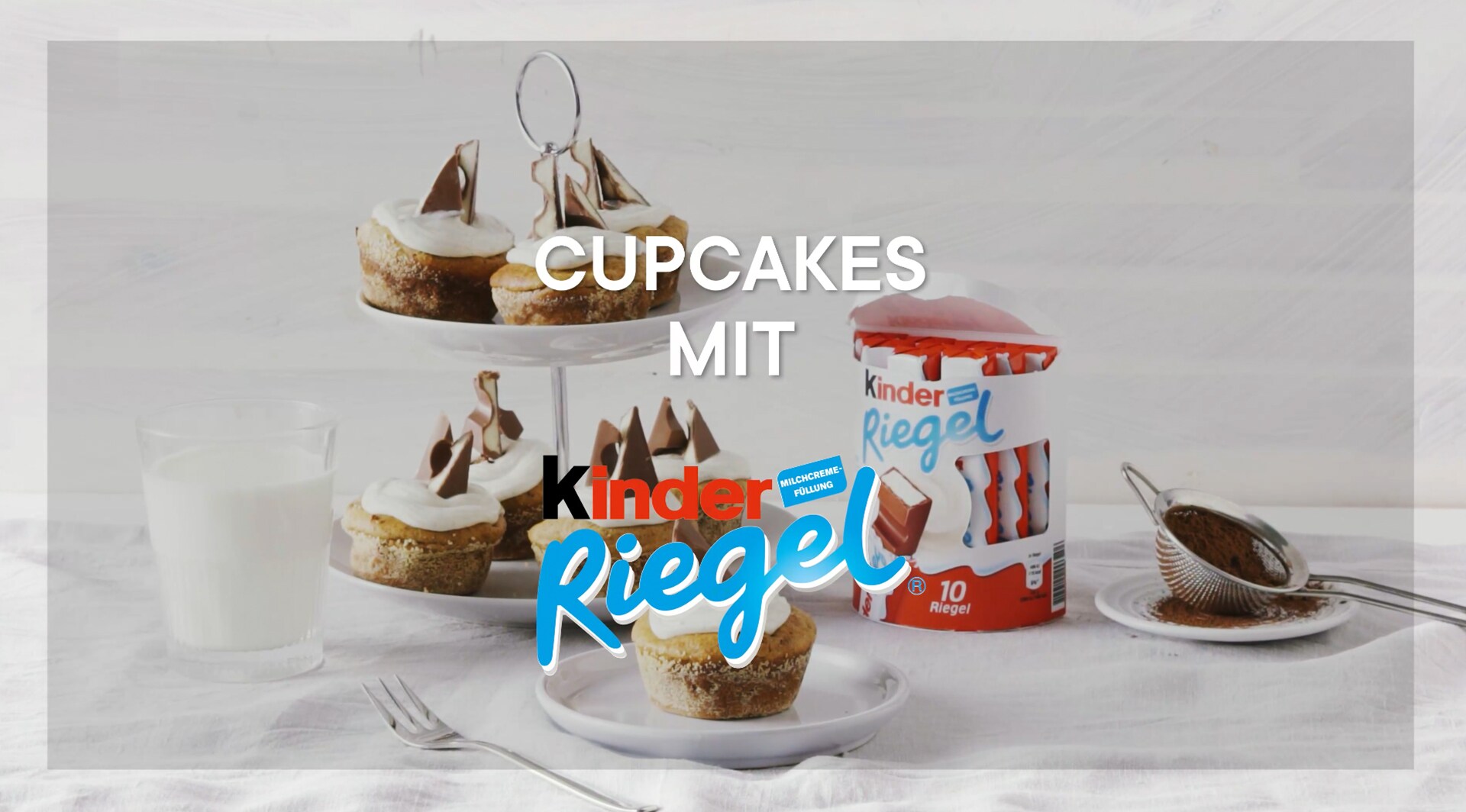 Cupcakes mit kinder Riegel kinder Deutschland