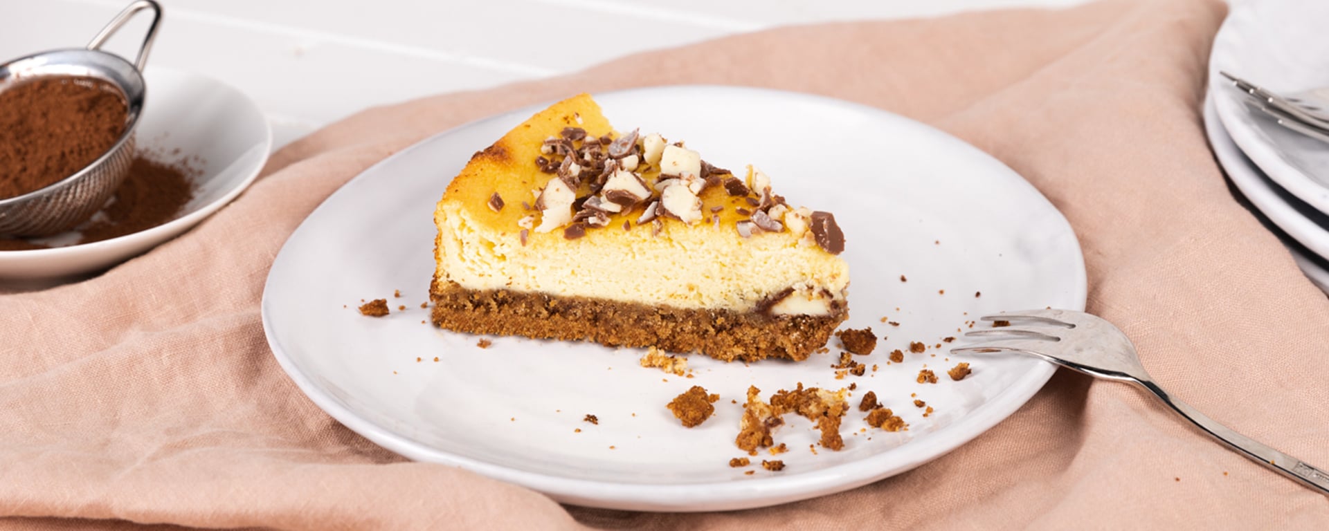New York Cheesecake mit kinder Riegel® New York Cheesecake mit kinder Riegel®