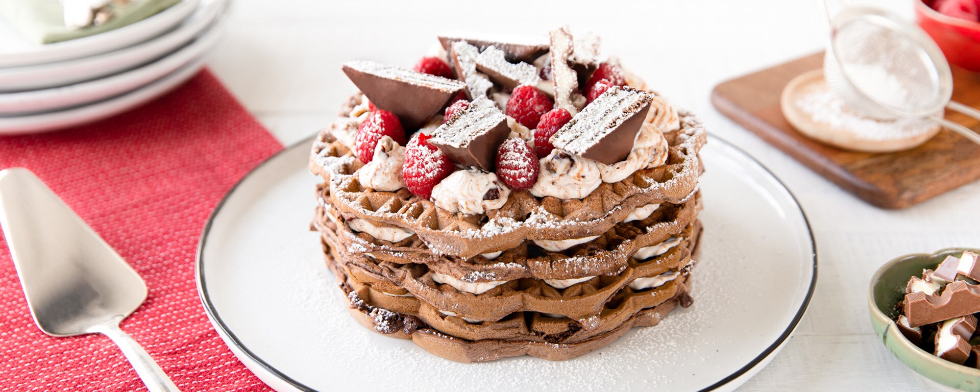 Waffeltorte von kinder
