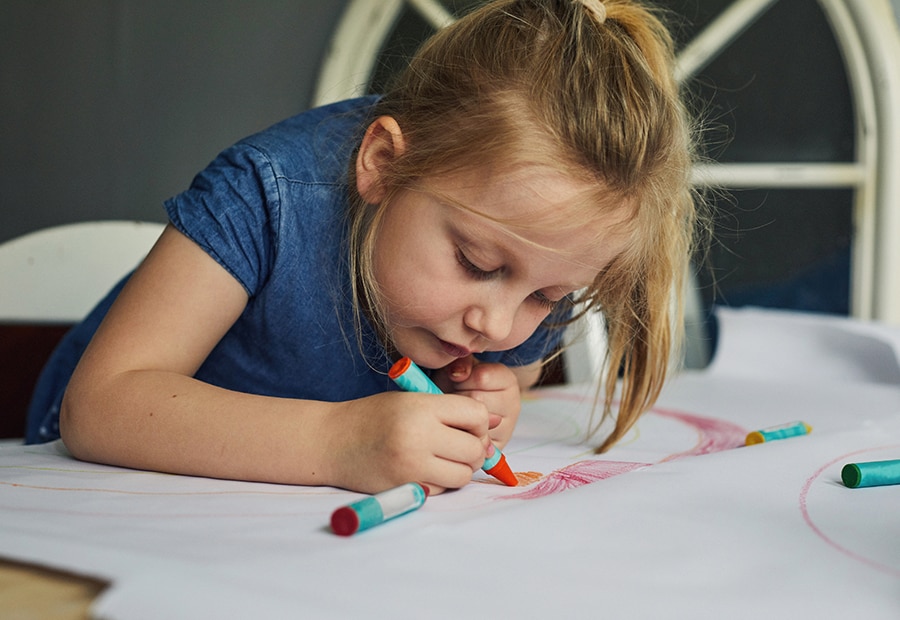 Ausmalen mit kinder Schoko-Bons