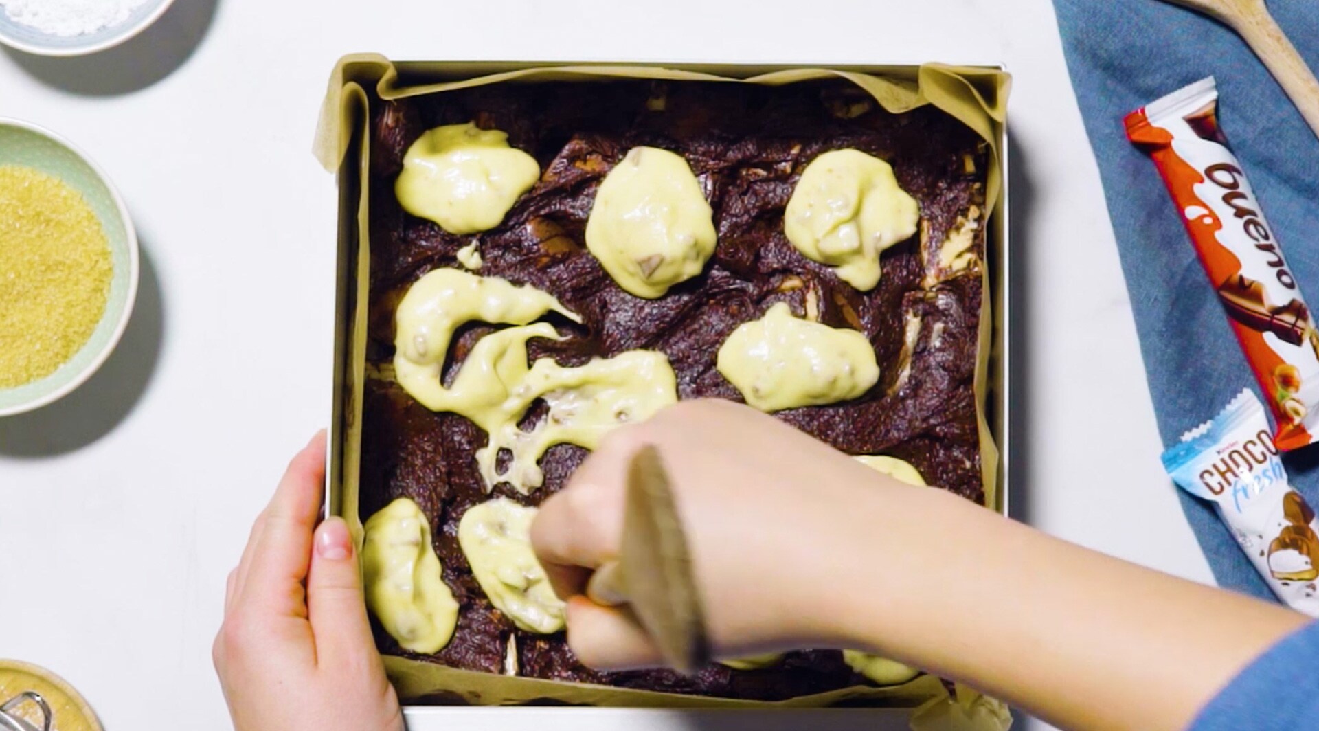 Brownies mit Frischkäse-Wirbel von kinder - kinder Deutschland