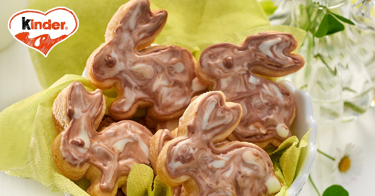 Osterhasenplätzchen mit kinder Schokolade - kinder Deutschland