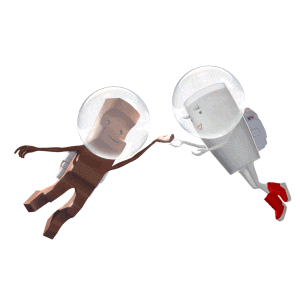 Sag es mit einem Gif von Milky & Schoki