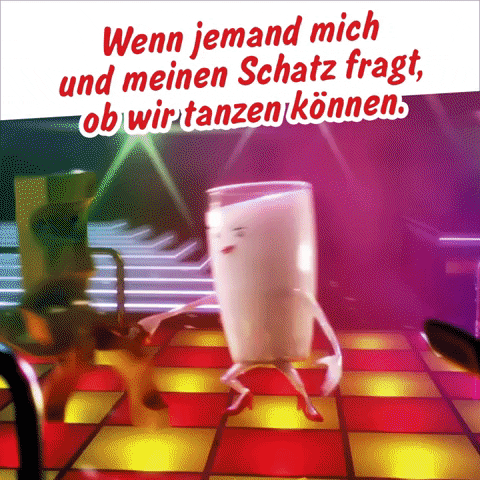Sag es mit einem Gif von Milky & Schoki