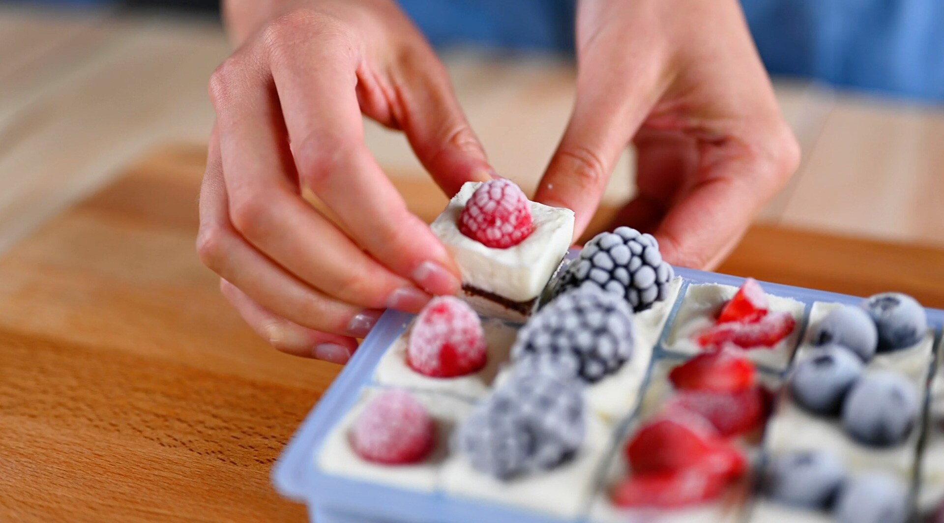 Frozen Joghurt Bites mit MilchSchnitte kinder Deutschland