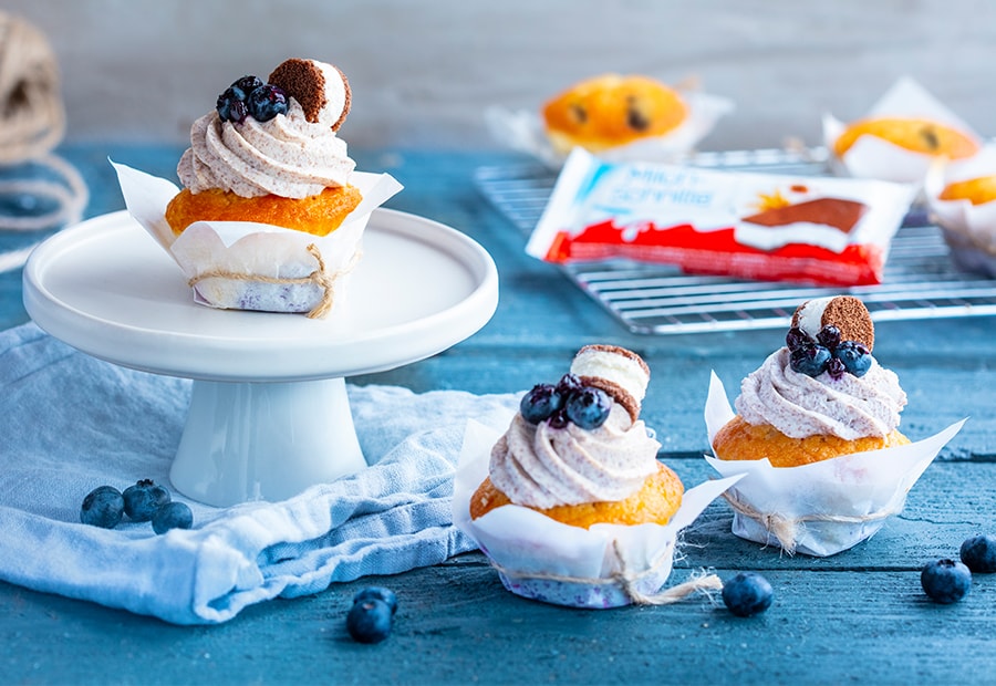 Cupcake mit Milch-Schnitte-Frosting Cupcake mit Milch-Schnitte-Frosting