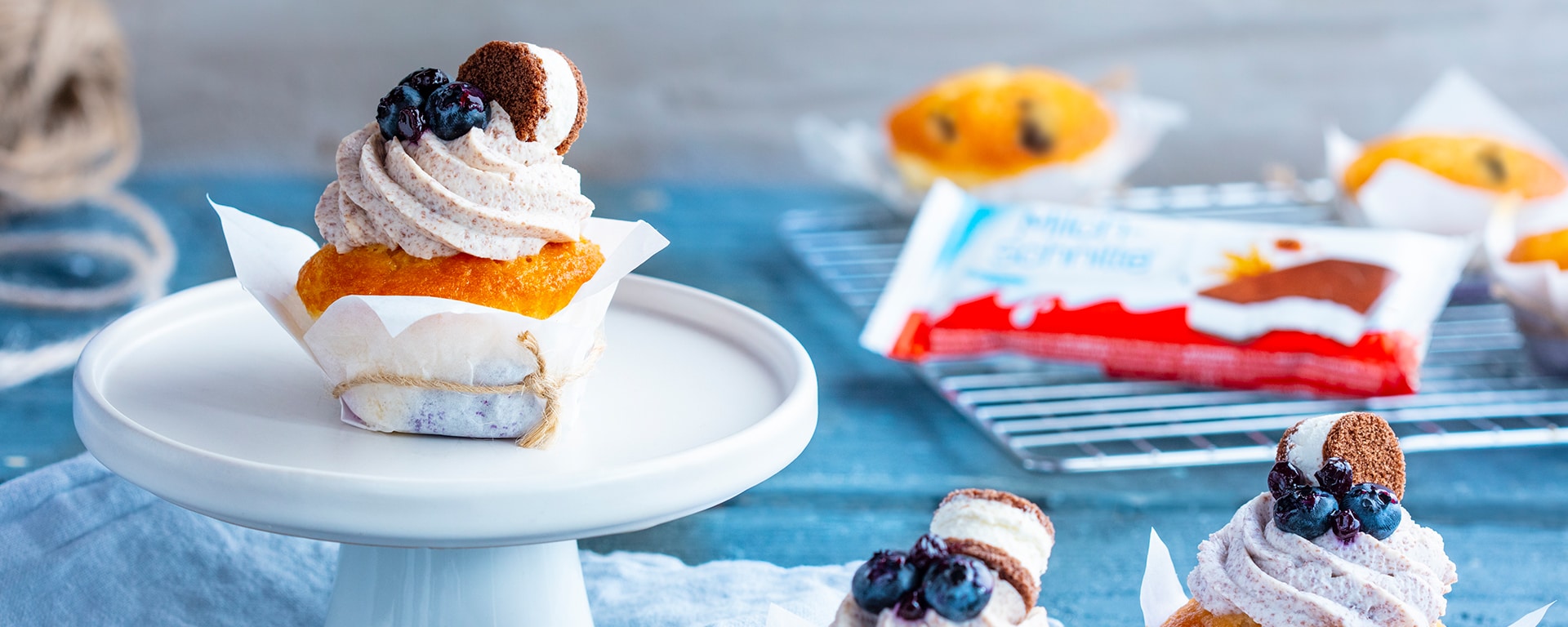 Cupcake mit Milch-Schnitte-Frosting Cupcake mit Milch-Schnitte-Frosting