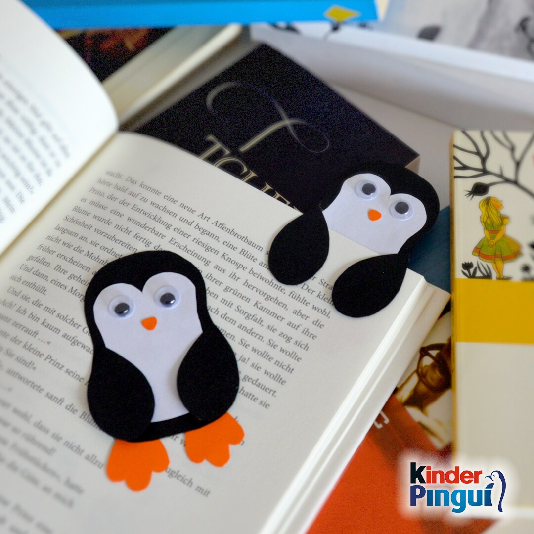 kinder Pingui - Pinguin Lesezeichen kinder Pingui - Pinguin Lesezeichen