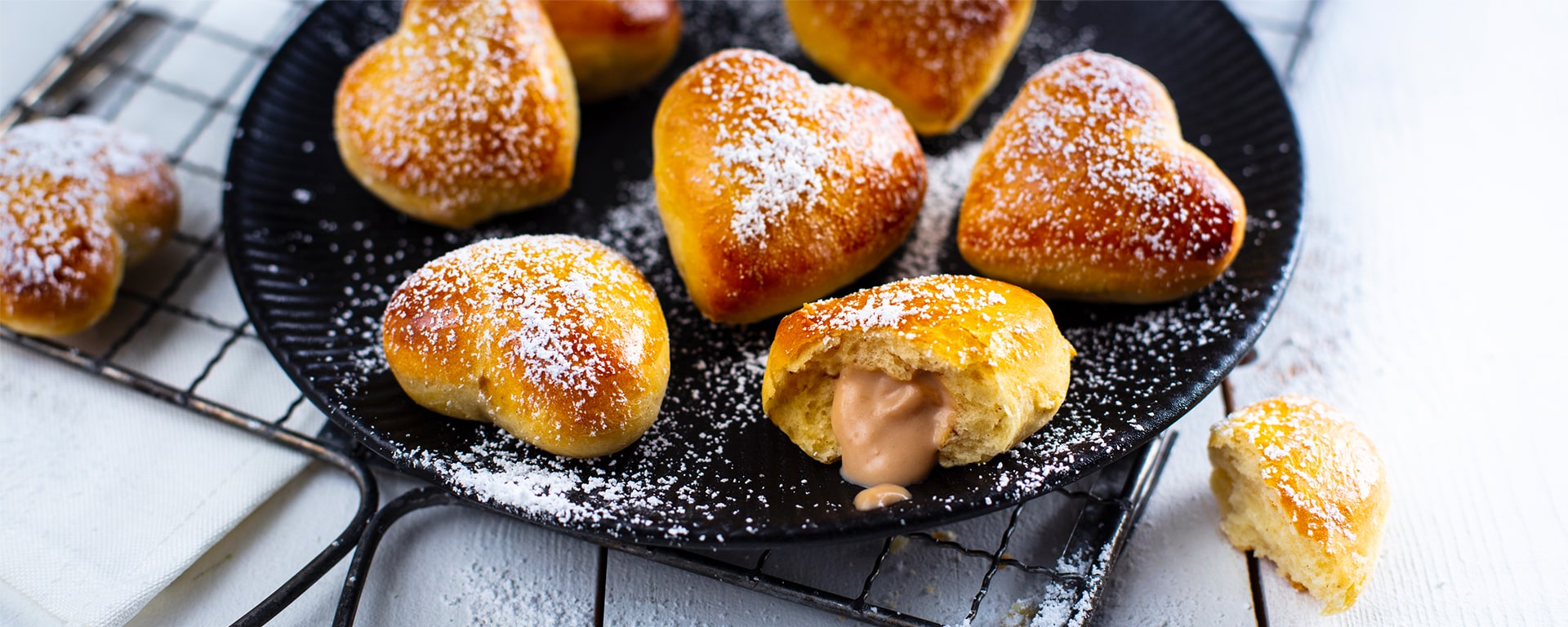 Mini-Berliner  mit kinder Riegel® | kinder Rezepte | kinder® Deutschland