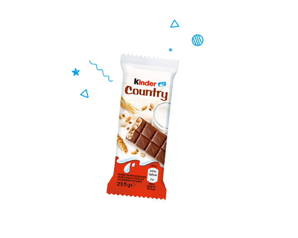 kinder Country Packung kinder Country Packung