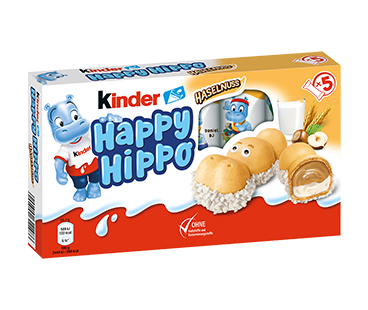 kinder Happy Hippo Haselnuss 5er Packung