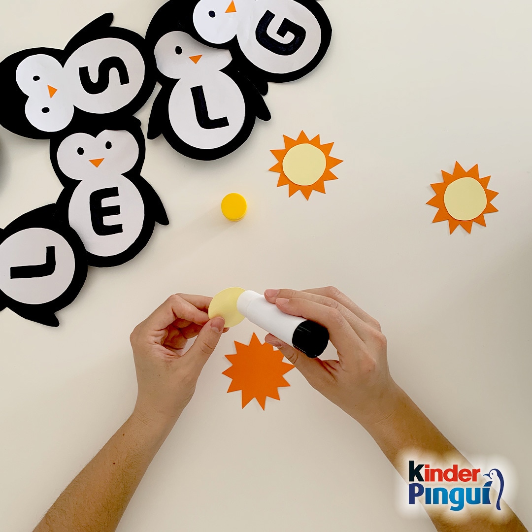 Pinguin-Girlande von kinder Pingui