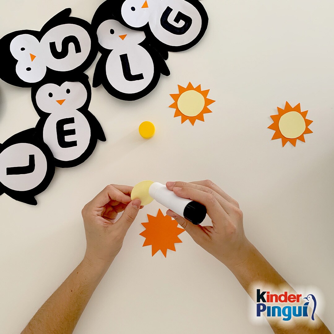 Pinguin-Girlande von kinder Pingui