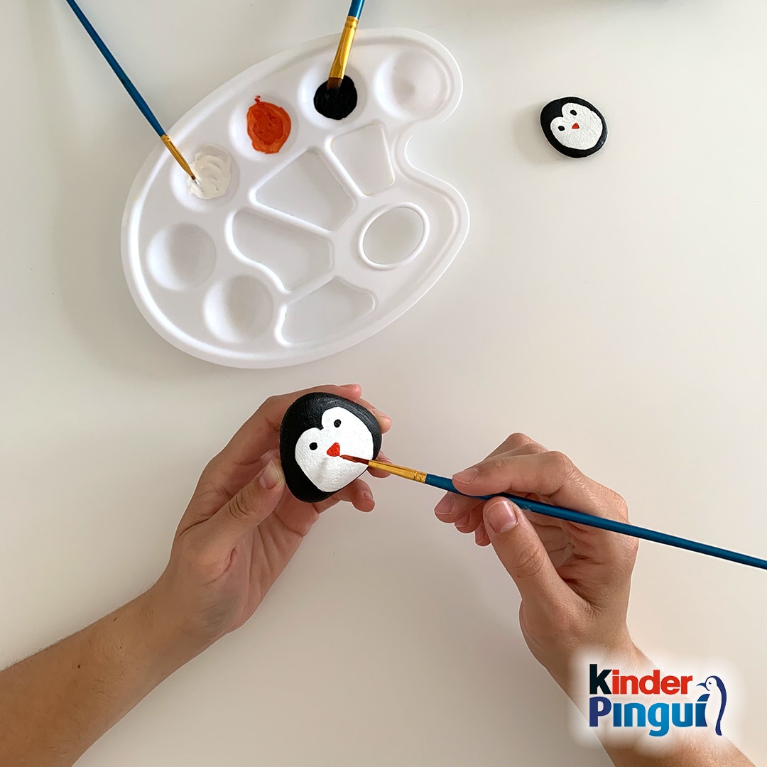 Pinguin-Steine - Schritt 3