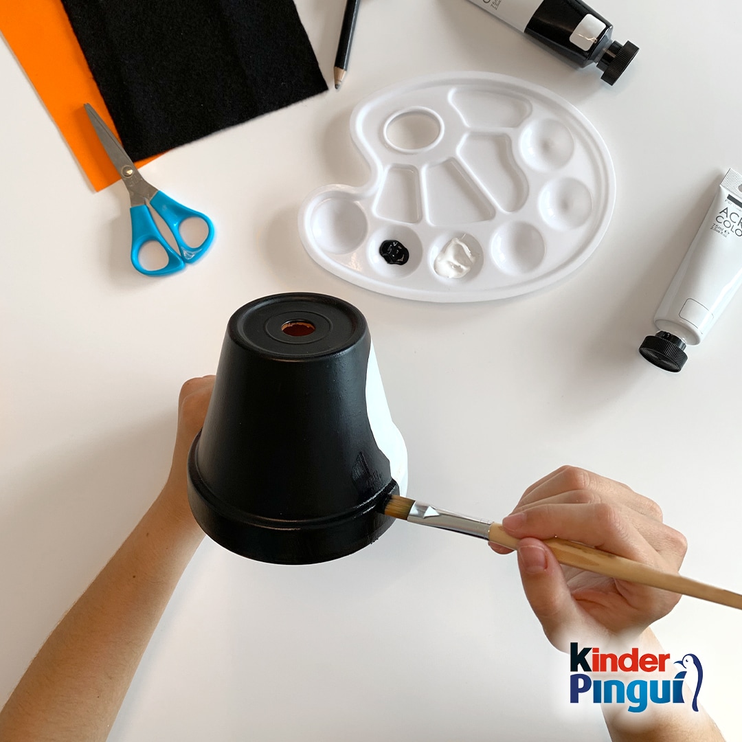 Pinguin-Blumentopf - Schritt 3
