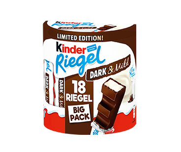 kinder Riegel Dark & Mild 18er Packung