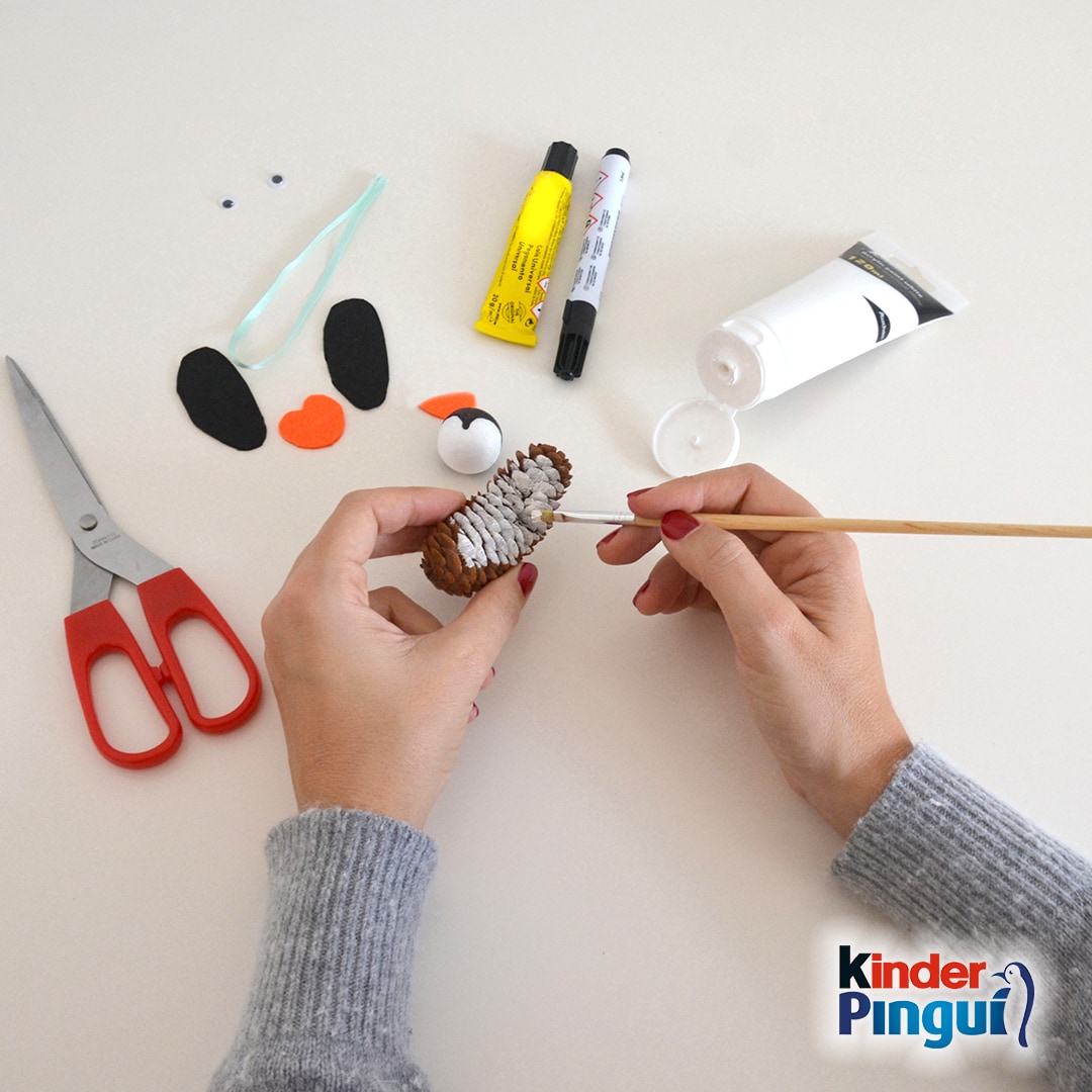 Pinguin Christbaum-Anhänger - Schritt 3