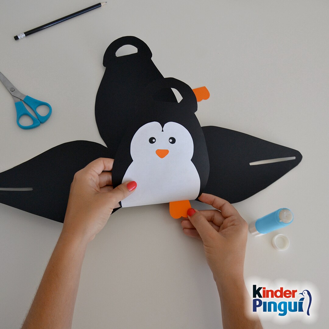 Pinguin-Box - Schritt 3 Pinguin-Box - Schritt 3