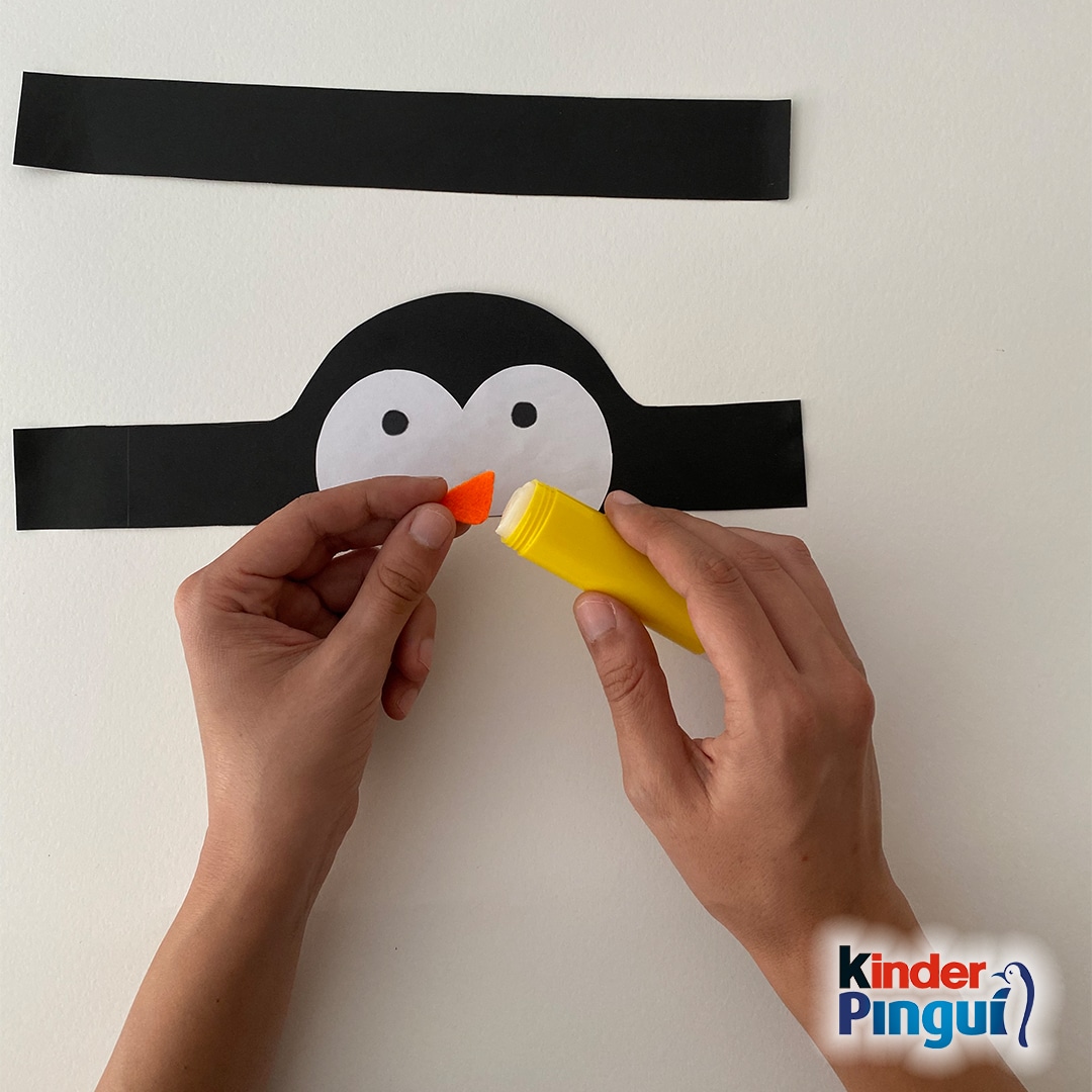 Pinguin-Tiara - Schritt 3
