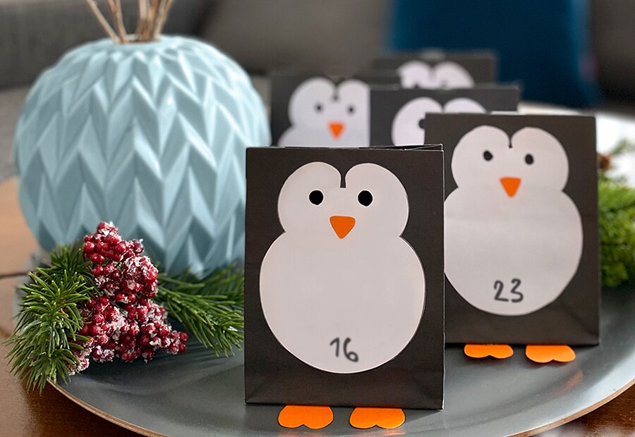 Pinguin Adventskalender 