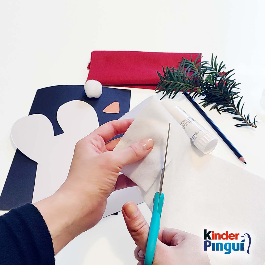 Pinguin Geschenk - Schritt 2 Pinguin Geschenk - Schritt 2