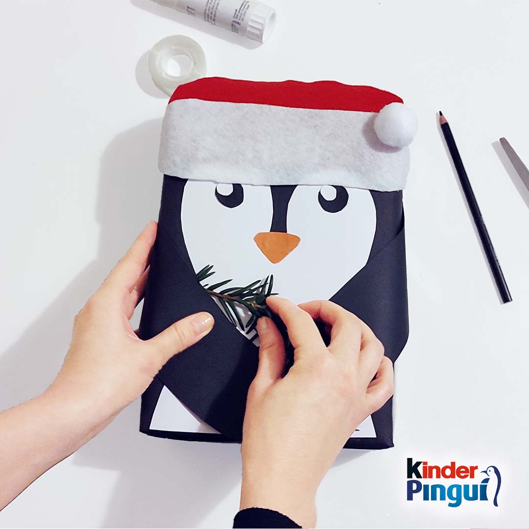 Pinguin Geschenk - Schritt 4 Pinguin Geschenk - Schritt 4