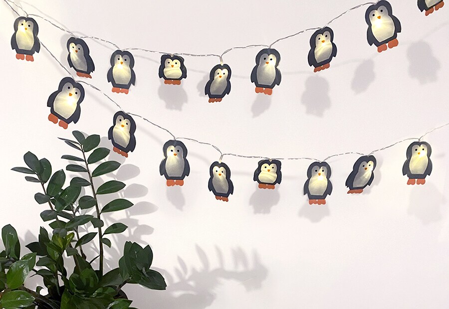 Pinguin Lichterkette