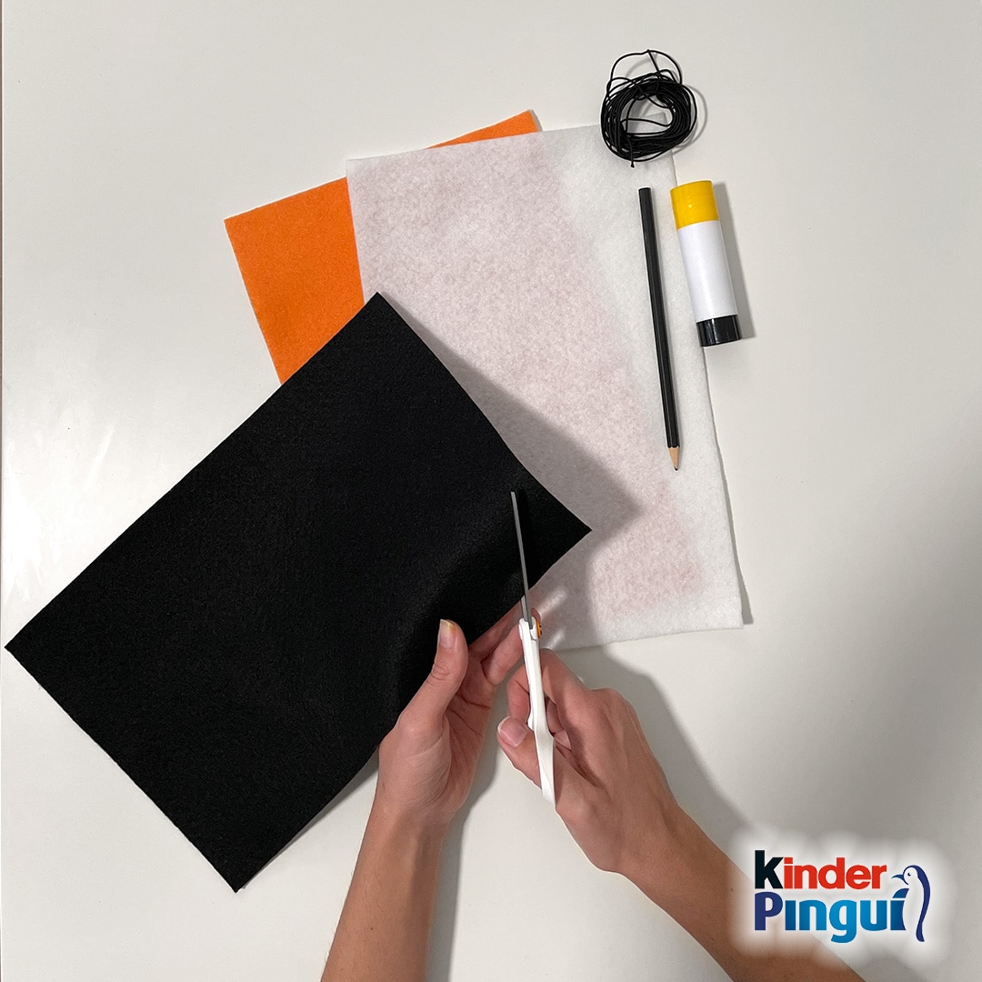 Pinguin Maske - Schritt 1 Pinguin Maske - Schritt 1