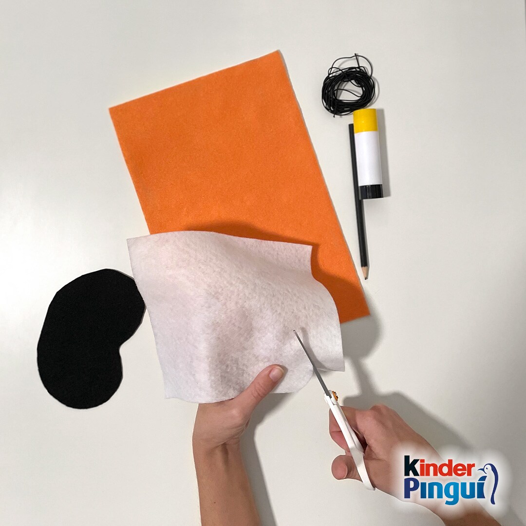 Pinguin Maske - Schritt 2 Pinguin Maske - Schritt 2