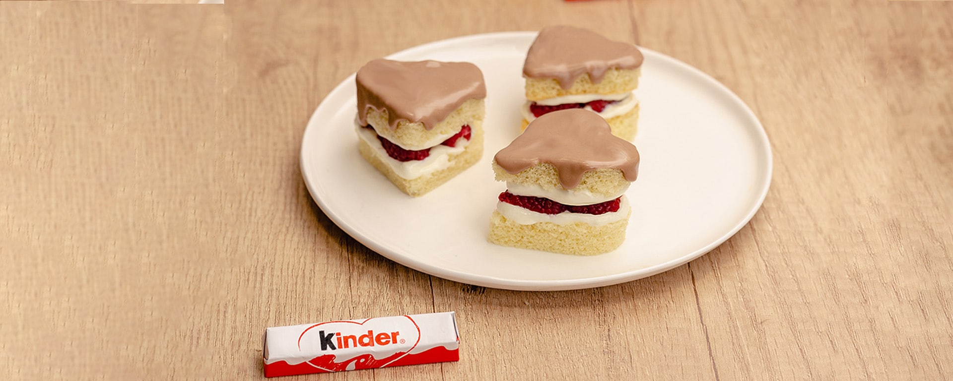 Muttertagsherzen mit kinder Schokolade Muttertagsherzen mit kinder Schokolade