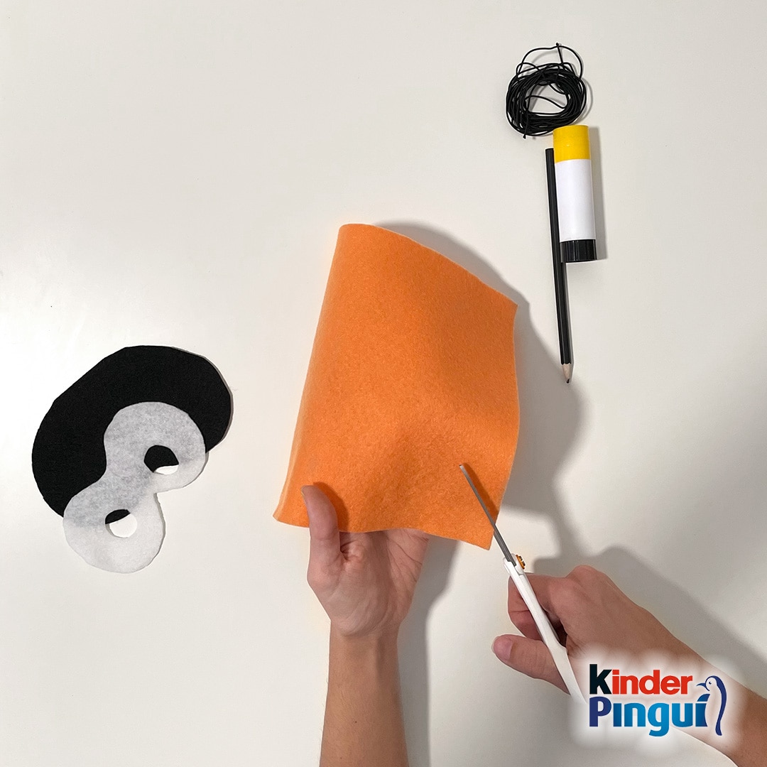 Pinguin Maske - Schritt 3 Pinguin Maske - Schritt 3